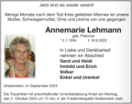eine Anzeige
