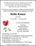 eine Anzeige